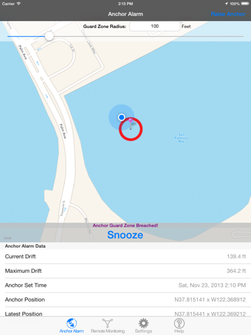 Anchor Alarm for Boaters - náhled