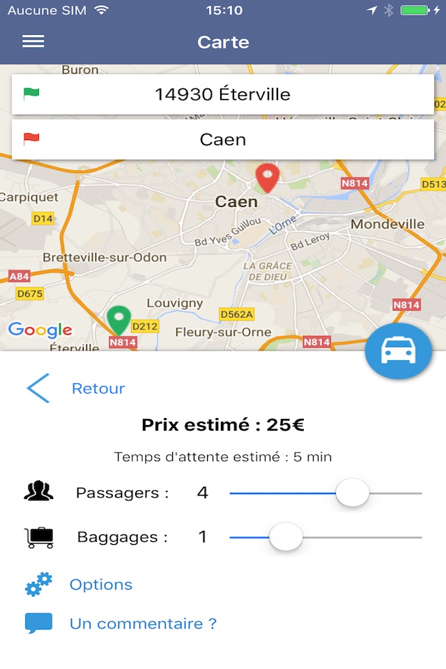 Taxi Caen screenshot 3