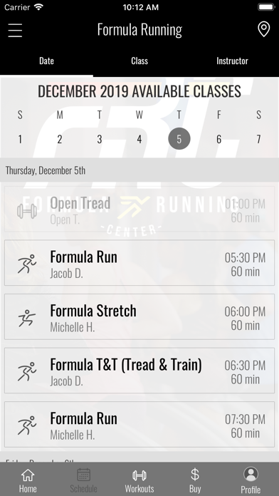 Formula Running Center screenshot 2