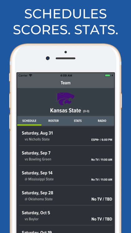 Kansas State Football Schedule