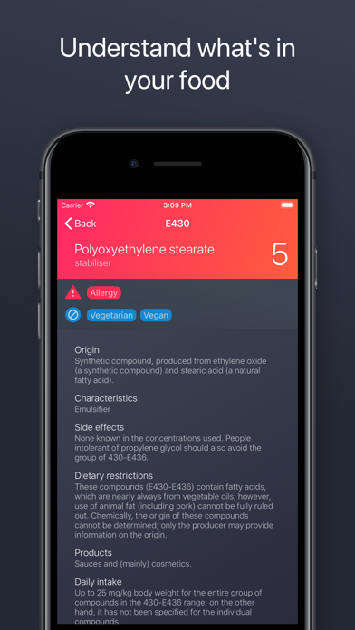 Food Additives Checker Screenshot 3