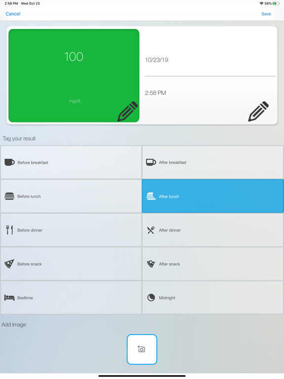 Screenshot #5 pour GlucoMe mobile