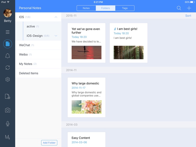 WizNote for iPad