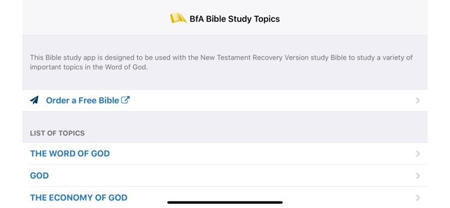 BfA Bible Study Topics(圖4)-速報App