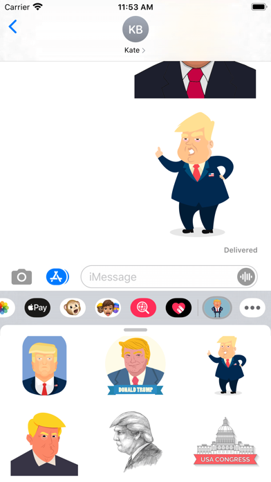 Donald Trump Emotions Stickers screenshot 3