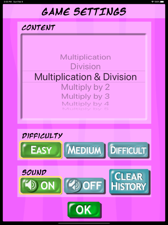 Screenshot #5 pour Match-Up Multiplication