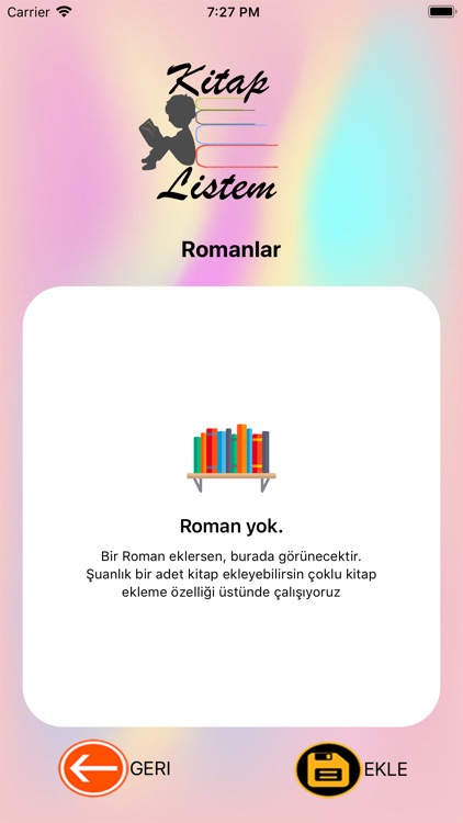 Kitap Listem screenshot-4