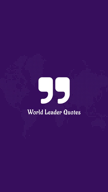 World Leader Quotes