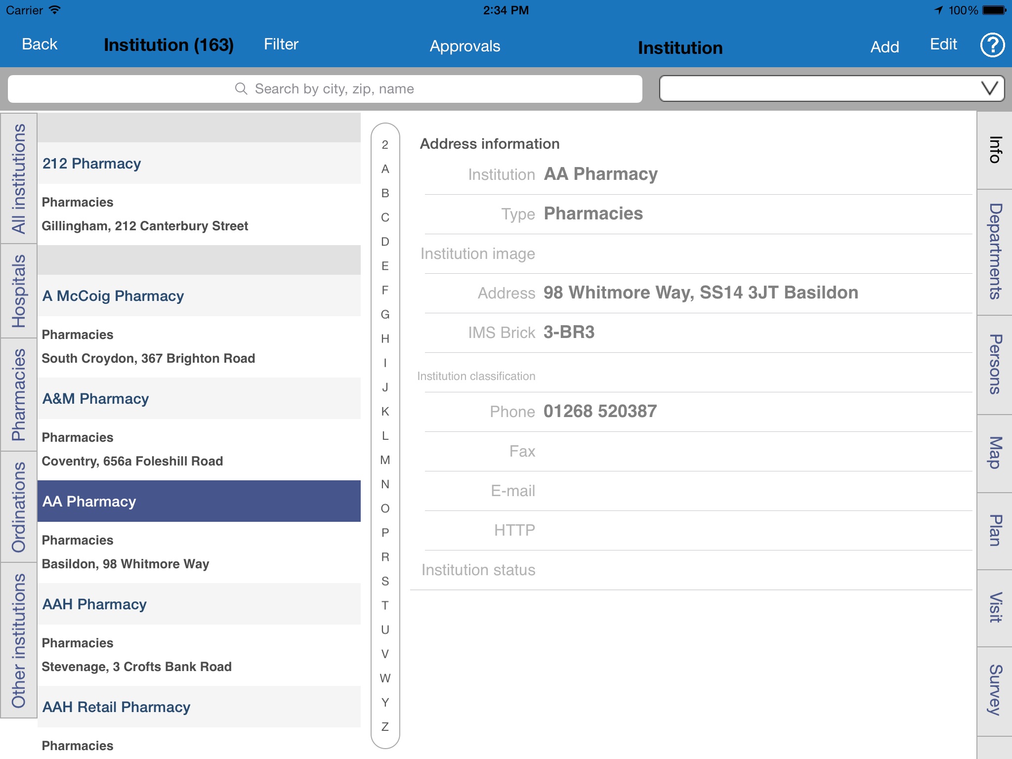 SalesVision Pharma CRM Flat screenshot 3