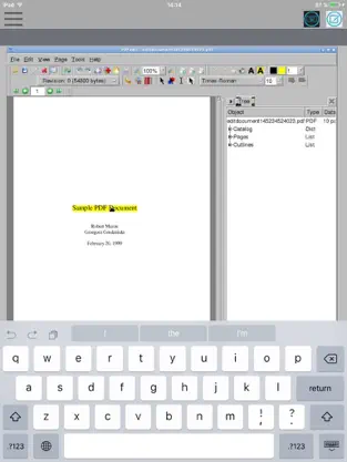 Captura 2 MaxiPDF PDF editor y creador iphone
