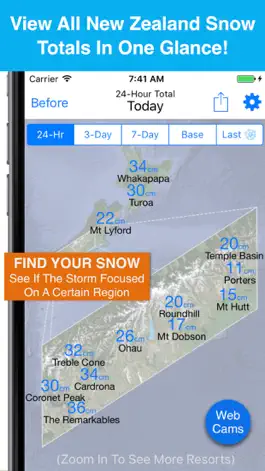 Game screenshot New Zealand Snow Map & Webcams mod apk