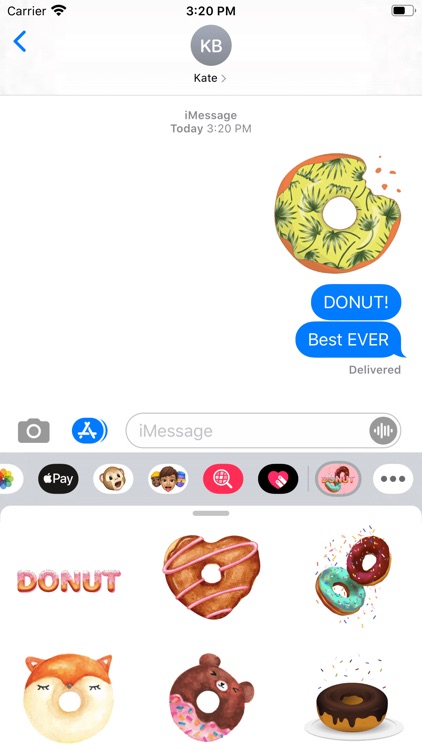 Donuts Deluxe Stickers