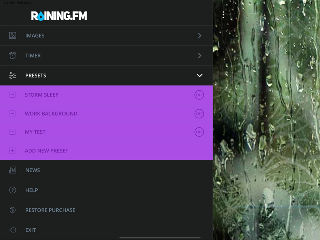 ‎Raining.fm Official App Screenshot