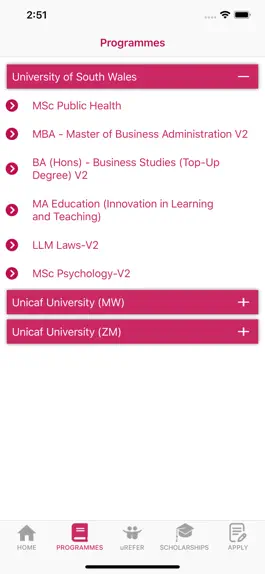 Game screenshot Unicaf Scholarships apk