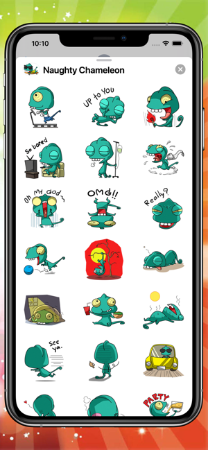 Naughty Chameleon Stickers(圖2)-速報App