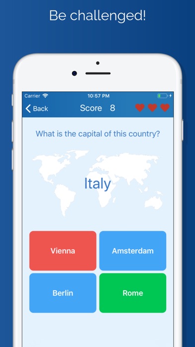 Quiz Capitals of the countries screenshot 2