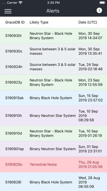 Chirp - gravitational wave app screenshot-3