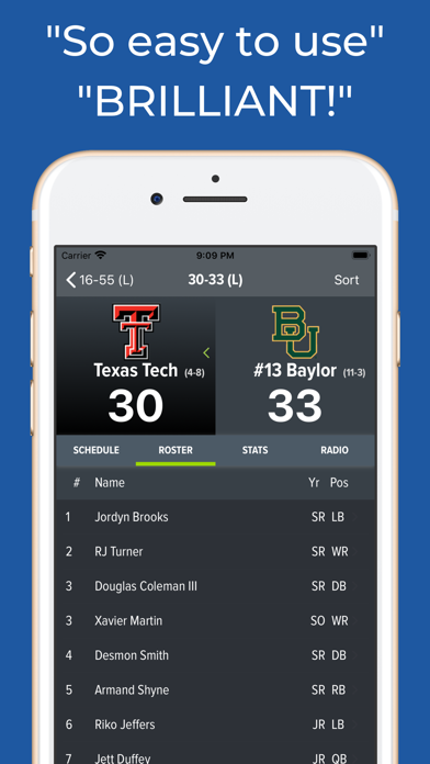 Texas Tech Football Schedules screenshot 3