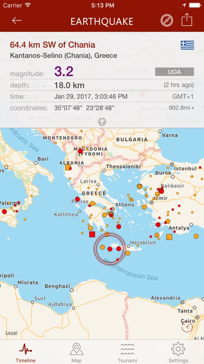 Earthquake - alerts and map screenshot-3