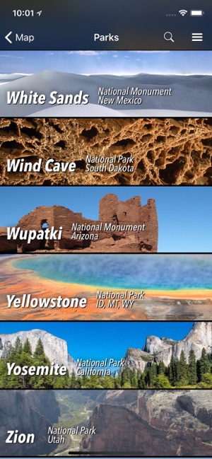 National Parks Pocket Maps