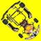 This app using data about your current chassis setup, cold and hot tyre pressures, tyre temperatures, behaviour in corners, weather and race track conditions will give you some recommendations about how to adjust your chassis in order to resolve any set up problem which you have