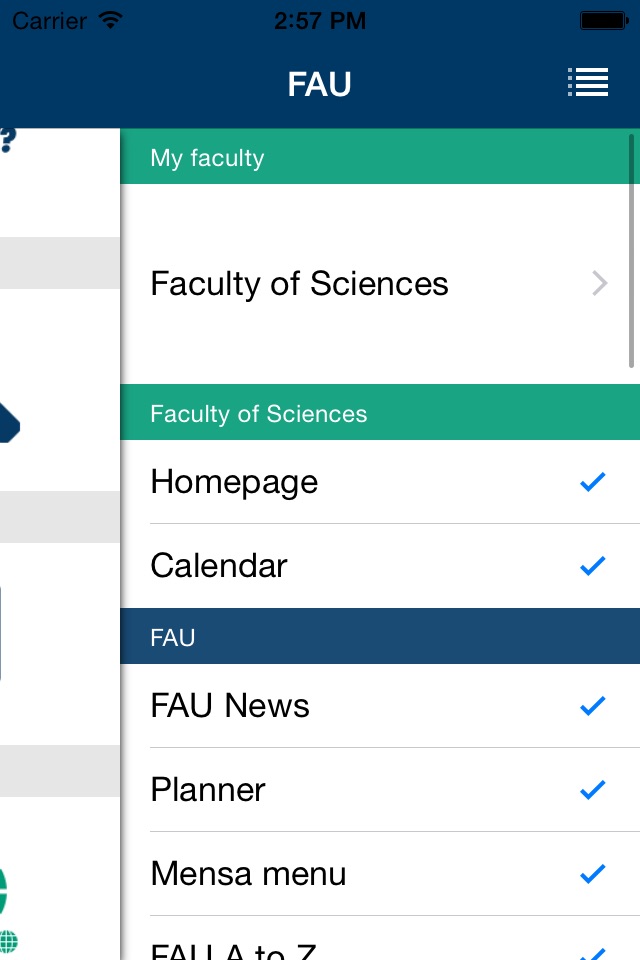 FAU App screenshot 2