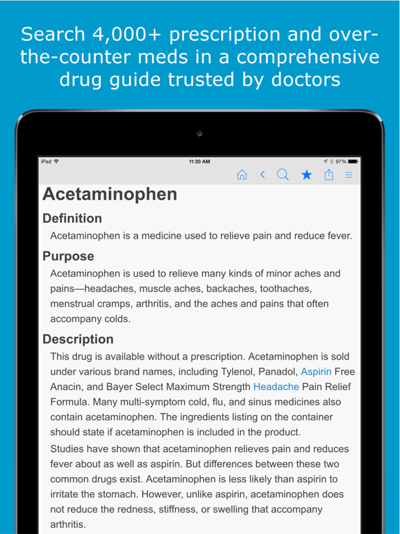 Medicine Dictionary and Drug Guide - Prescription and Over-the-Counter Medication Info screenshot