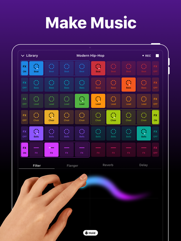 iPad Image of Groovepad - Music & Beat Maker