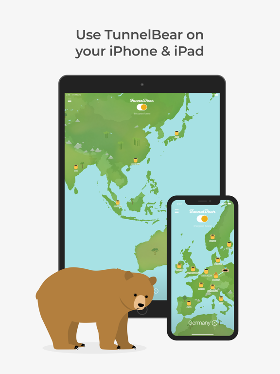 TunnelBear VPN – A really simple app to unblock websites and browse privately screenshot