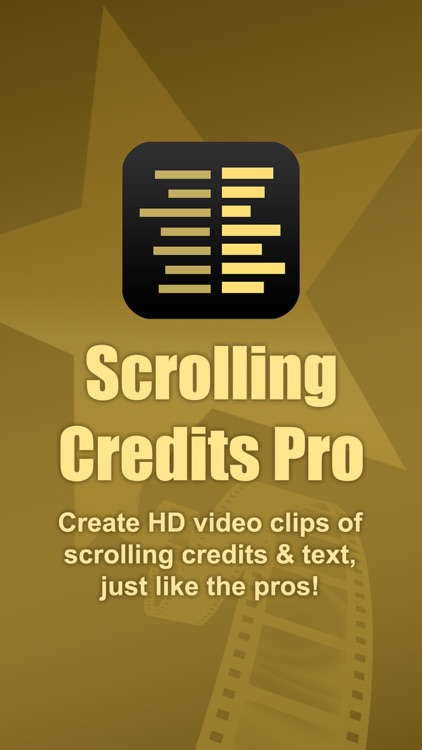 Scrolling Credits Pro screenshot-0