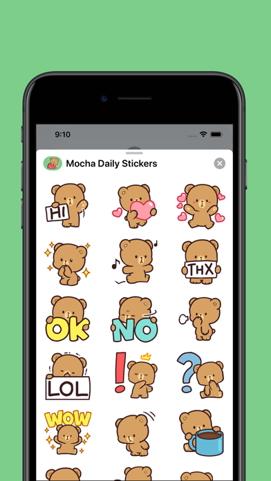 Mocha Daily Life Stickers screenshot 3