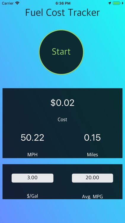 Trip Fuel Cost Tracker