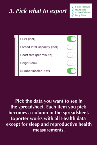 PlumKit Health Exporter screenshot 4