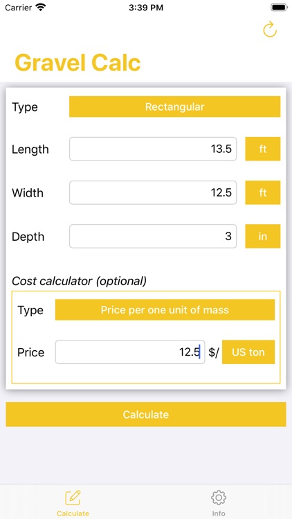 Gravel Calculator - Calc