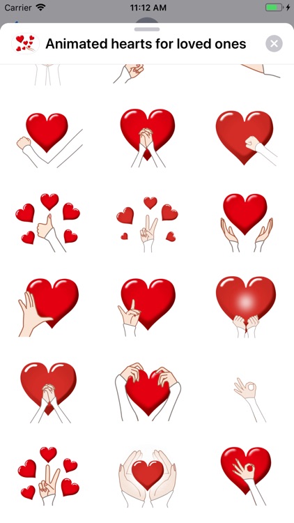 Animated hearts for loved ones screenshot-3