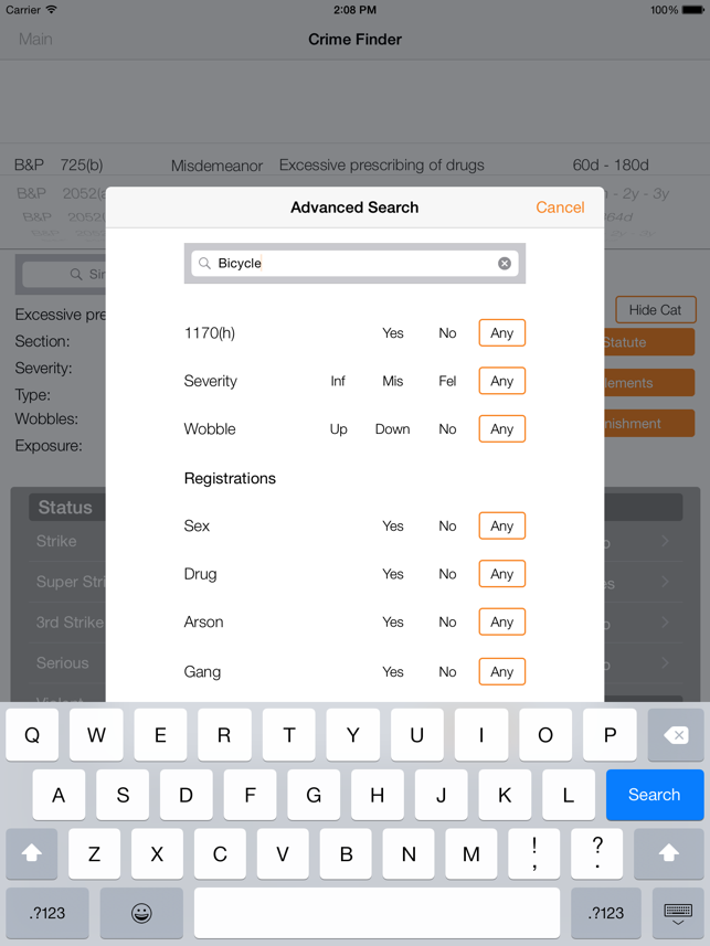 California Crime Finder - Pad