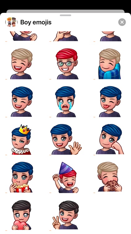 Boy New Emojis HD