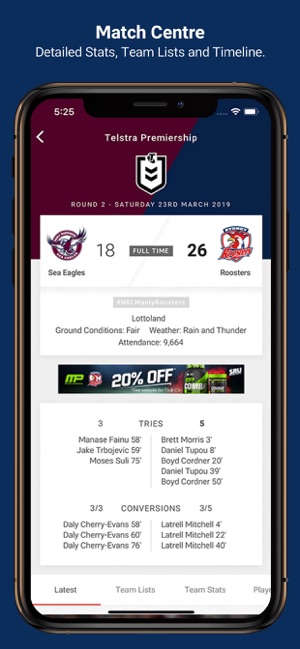 Sydney Roosters(圖2)-速報App