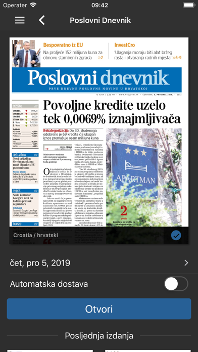 Poslovni dnevnik e-novine screenshot 2