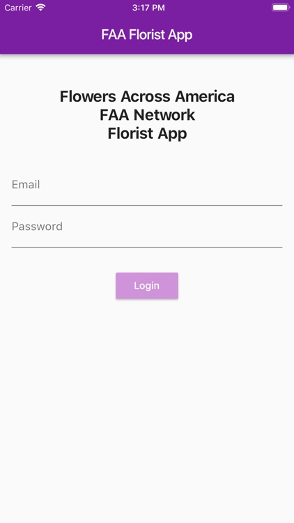 FAA Network Florist App