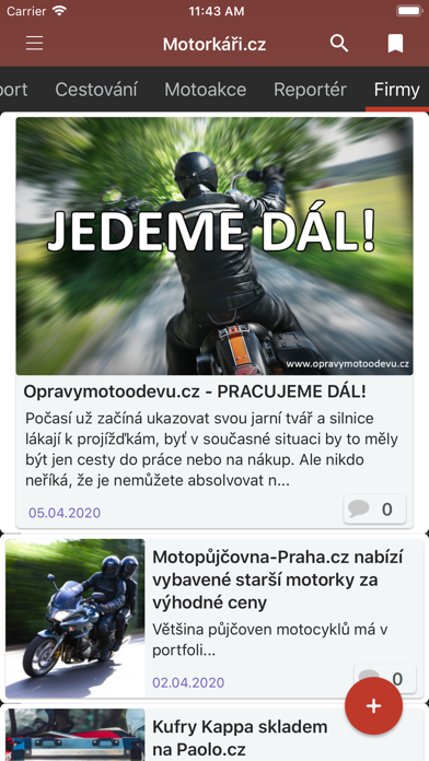 Motorkari.cz screenshot 2