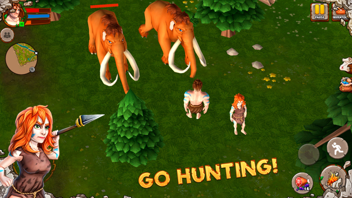 Caveman Island Survival Sim 3D