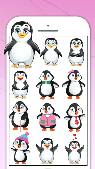 Penguin Sticker for iMessage screenshot 3