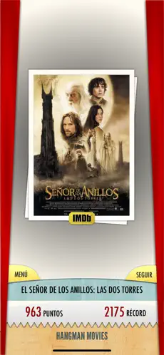 Imatge 9 Ahorcado - Adivina la película iphone
