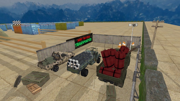 Army Trucker Transporter - 3D