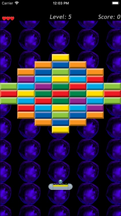 Brick and ball arkanoid