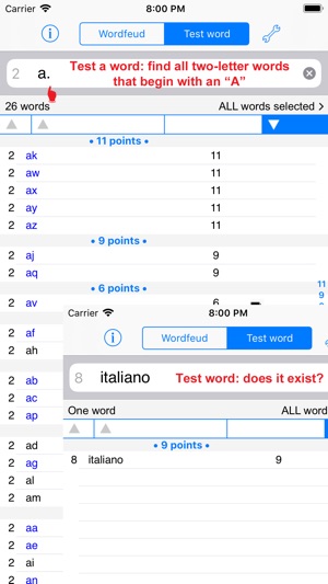 WordsFinder Wordfeud Italiano(圖5)-速報App