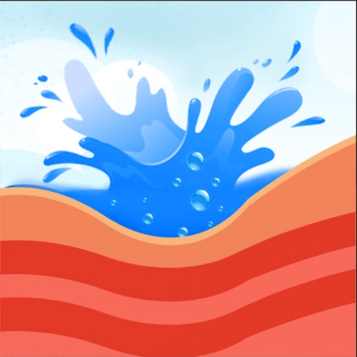 Water Splash Liquid Puzzle Icon
