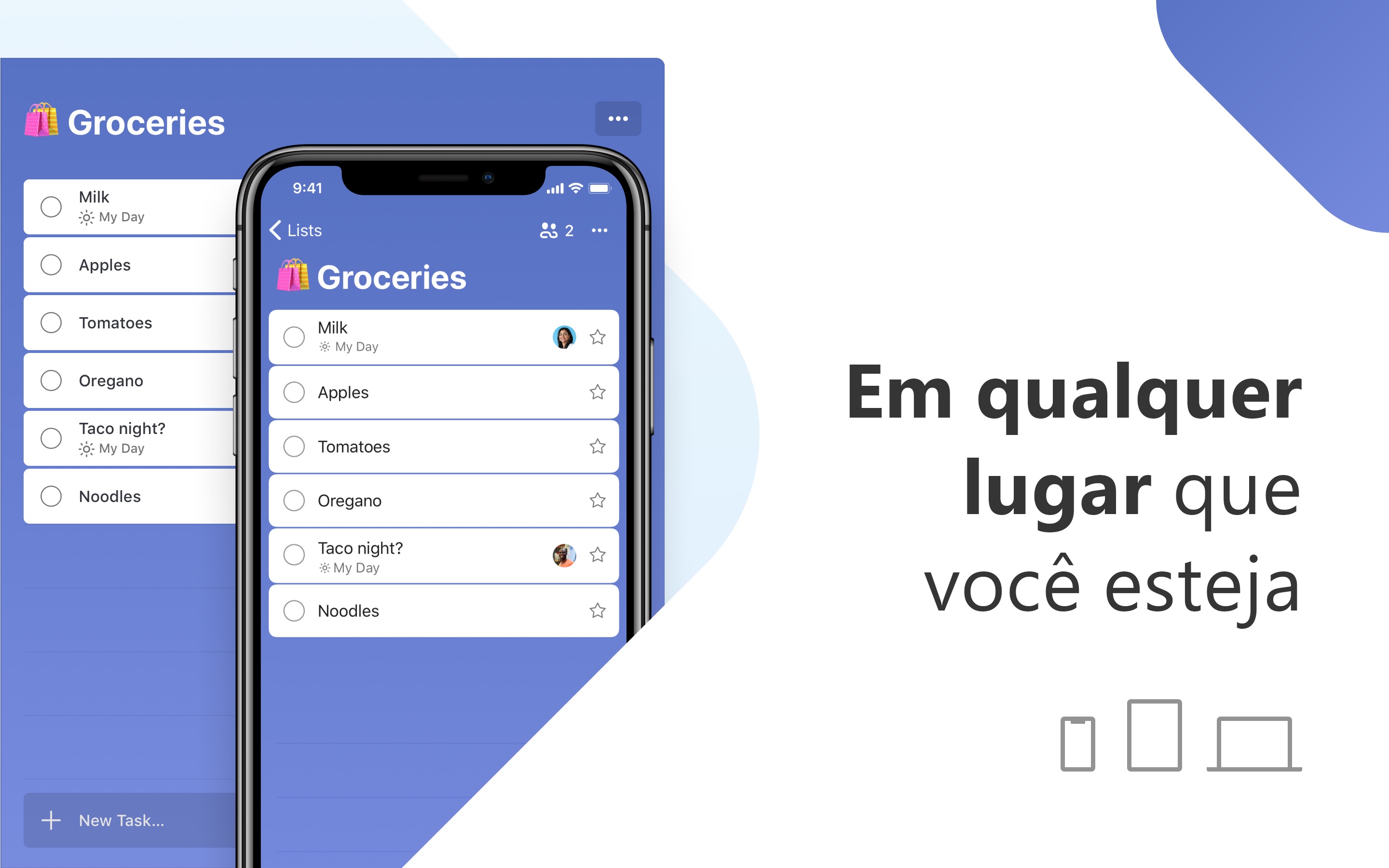 Screenshot do app Microsoft To Do