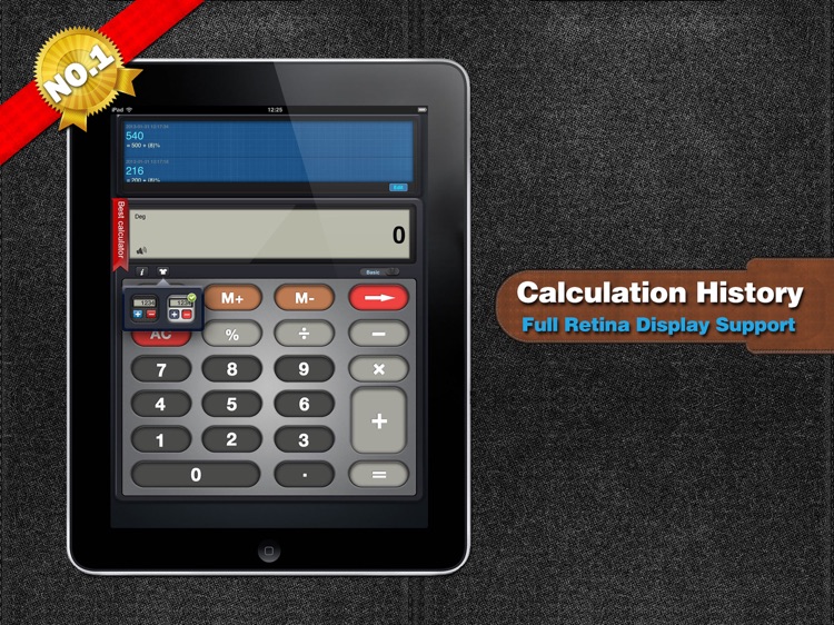 Calculator HD for iPad. screenshot-4